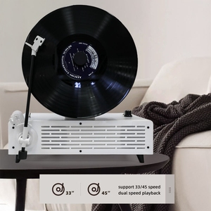 Fabricant Vente en gros Gramophone <span class=keywords><strong>vertical</strong></span> unique 33/45/78 tr/min Hi-Fi BT LP Tourne-disque vinyle - Product Image 3