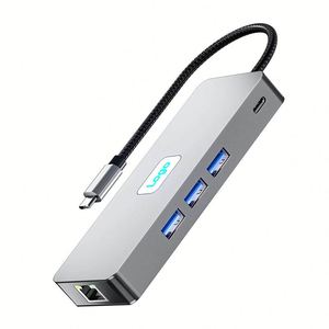 อุปกรณ์8-in-1 Docking Station USB USB3.0, HDMI 4K, DP, 100W PD, sd/tf, RJ45ฮับ USB-C - Product Image 4