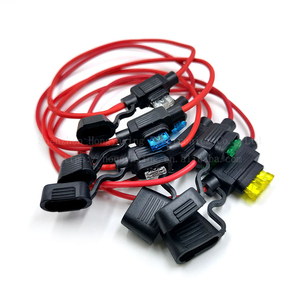 High-Capacity Waterproof Car <strong>Fuse</strong> Holder 12V Cutoff <strong>Switch</strong> Splash-Proof 18/16/14/12/10AWG Blade Adapter Socket Damp Proof <strong>Fuse</strong> - Product Image 3