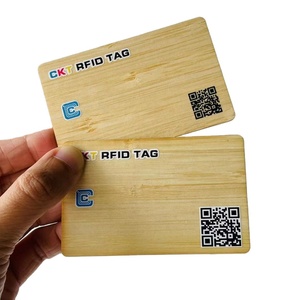 NFC 사용자 정의 인쇄 대나무 나무 카드 숨겨진 NFC 비즈니스 키 카드 - Product Image 1