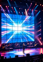 Solución Llave en Mano: Pantalla LED para Video Wall P1.95-P4.81, Gabinete de Aluminio Fundido, Interior, 1080P, 500cd, 60Hz, Brillo, Pantalla para Iglesia/Escenario