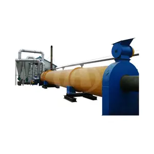 Direct Contact Rotary Dryer 12000 Kg Capacity Rotary Dryer For Wood