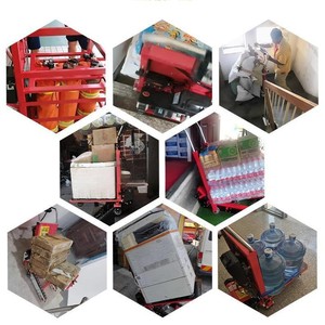 Sessiz elektrikli merdiven tırmanma sepeti araba taşıma ve aletleri platformu yapısı için katlanabilir teslimat sepeti paletli tasarım - Product Image 6