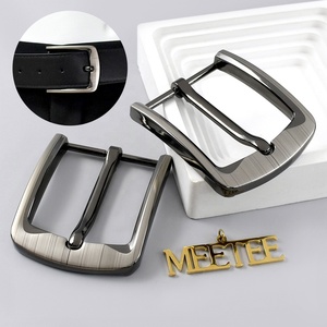 MeeTee ZK897 40mm Ceinture en cuir pour homme <span class=keywords><strong>Boucle</strong></span> <span class=keywords><strong>ardillon</strong></span> <span class=keywords><strong>Fermoir</strong></span> de remplacement en alliage de zinc solide Pantalon Jeans Ceinture Hardware - Product Image 1