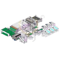 Four non tissé à économie d'énergie avec ligne de production à trois couches pour la fabrication de couvertures isolantes pour serres