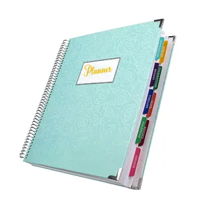 Custom Luxury Promotional Notebooks Subject Single Coil Bound Life Wedding Pocket <strong>Planner</strong> Notebook <strong>Journal</strong> Project for <strong>Men</strong> - Product Image 1
