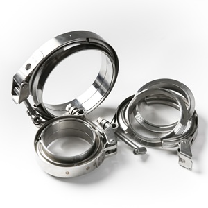 Collier de serrage rapide en acier inoxydable de 3 pouces pour échappement, connecteur de manchon d'échappement à joint bout à bout pour pièces de moteur SS304 - Product Image 5