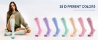 Nouvelles couleurs arrivées - Chaussettes de compression pour la circulation - Meilleur soutien pour les longues périodes debout - Infirmières, médecins, course à pied, athlétisme - Pour femmes et hommes