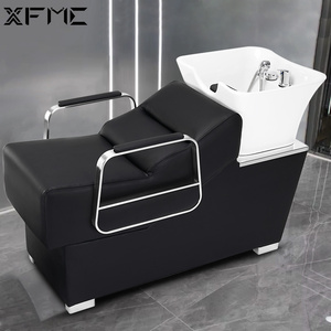 XFMC kafa Spa kuaför şampuan ekipmanları saç lavabo <span class=keywords><strong>Salon</strong></span> yıkama istasyonu <span class=keywords><strong>Salon</strong></span> saç yıkama şampuan kase ve sandalye - Product Image 1