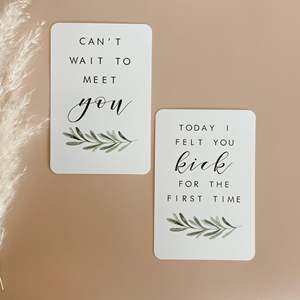 Cartes de jalons de <span class=keywords><strong>grossesse</strong></span> personnalisées imprimées en usine, cartes flash de suivi de la <span class=keywords><strong>grossesse</strong></span>, affirmations pour nouveau-nés destinées aux futures mamans - Product Image 2