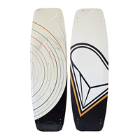 Planche de kitesurf en fibre de carbone blanche EPS pour entraînement adulte, style influenceur, pour utilisation en mer