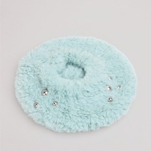 Boina de Piel Sintética con Bordado de Cuentas, Gorro Cálido de Invierno para Mujer, Estilo Casual 2024 - Product Image 5