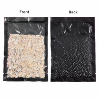 Sacs sous vide transparents/noirs texturés et gaufrés pour scelleuse sous vide alimentaire, idéaux pour l'emballage de viande, de poisson et de noix