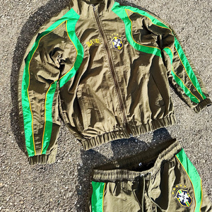 Conjunto de Sudadera de Nailon de China DCY al por Mayor, Conjunto de Dos Piezas de Nailon y <span class=keywords><strong>Spandex</strong></span>, Conjunto Cortavientos Pesado de Nailon de Talla Grande - Product Image 1