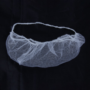 Couvre-barbe jetable en nylon <span class=keywords><strong>blanc</strong></span>/noir / Filet à barbe en maille / Snoods - Product Image 2