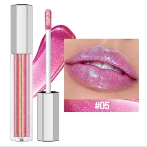 Nuevo brillo de labios multicromo Duochrome líquido brillante a prueba de agua pigmento vegano Etiqueta Privada camaleón brillante metálico brillante - Product Image 6