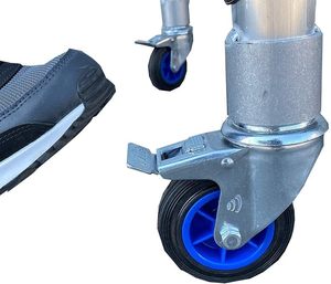 <span class=keywords><strong>Échafaudage</strong></span> mobile pliable multi-usages Construction de bâtiments <span class=keywords><strong>Échafaudage</strong></span> mobile <span class=keywords><strong>professionnel</strong></span> avec roues - Product Image 2