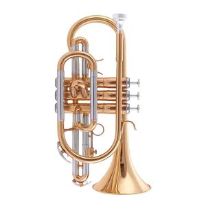 Trompette Fulug en cuivre de qualité supérieure, tonalité Sib, tube vocal en cuivre blanc, clé Sanli dorée, vente en gros d'usine - Product Image 2