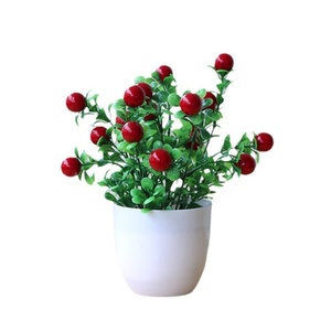 Petite Plante Verte Artificielle avec <span class=keywords><strong>Pot</strong></span> Floral <span class=keywords><strong>en</strong></span> Plastique Décoration Intérieure de Maison Bonsaï Fleur de Table Décoration <span class=keywords><strong>en</strong></span> <span class=keywords><strong>Pot</strong></span> - Product Image 1