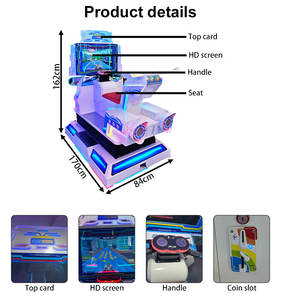 Simulateur de conduite dynamique Joymax <span class=keywords><strong>pour</strong></span> enfants, machine de jeu d'arcade 3D de surf, de course et de canoë <span class=keywords><strong>pour</strong></span> l'amusement des enfants - Product Image 6