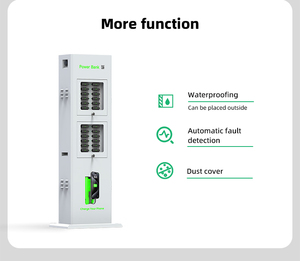 Estación <span class=keywords><strong>de</strong></span> <span class=keywords><strong>alquiler</strong></span> impermeable <span class=keywords><strong>de</strong></span> 24 ranuras con pantalla Powerbank compartido muelle <span class=keywords><strong>de</strong></span> carga máquina expendedora en <span class=keywords><strong>alquiler</strong></span> - Product Image 6