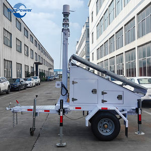 Rimorchio telecamera solare CCTV Off-Grid sistema di connettività per telefono cellulare monocristallino silicio policristallino tipi di <span class=keywords><strong>pannelli</strong></span> in silicio - Product Image 4