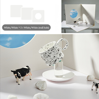 YEAH 40x40cm Double face mur trou Studio toile de fond nourriture bijoux produits tir photographie Photo fond conseil