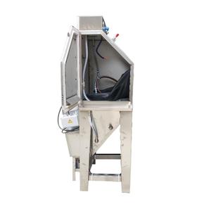 Dust-free <b>Sandblasting</b> Cabinet Small Manual Wet Blaster Burnishing Function Pump Motor for Metal Construction Hardware - Product Image 2