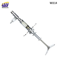 Jeringa Veterinaria Automática WANJIA de 2 ml, Jeringa de Inyección Continua de Latón, Ajustable de 0.1 a 2 ml, para Vacunación de Pollos y Gansos en Granjas