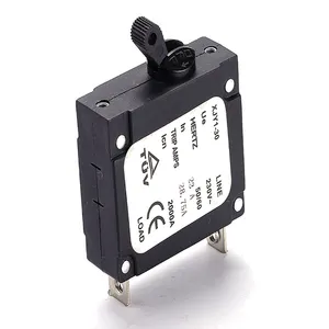 High Quality Generator Manual Transfer Switch Circuit Breaker 10A 13A 23A 230V Use On Gasoline Or Diesel Generator Parts