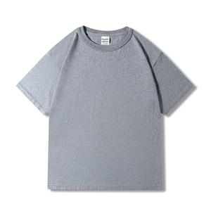 Camiseta Oversize de Algodón de 300g para Hombre Manshan, Manga Corta, Cuello Redondo, Color Sólido, Corte Casual, Tallas M-2XL - Product Image 4