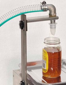 Remplisseuse semi-automatique Remplisseuse de pesage Sauce au miel petite remplisseuse manuelle - Product Image 5