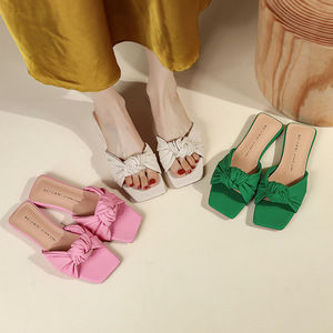 <span class=keywords><strong>Sandalias</strong></span> <span class=keywords><strong>planas</strong></span> informales para mujer, chanclas cómodas de mariposa, a la moda, para el verano - Product Image 4