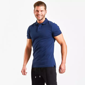 Camiseta deportiva de algodón con cuello redondo para hombre, camiseta informal para correr en el gimnasio con tela de Jersey de diseño en blanco - Product Image 4