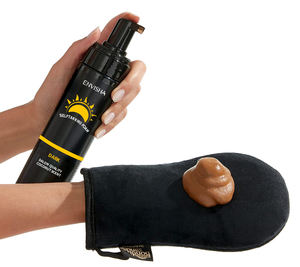 Bronceadores faciales UV <span class=keywords><strong>para</strong></span> hombre y mujer, espuma bronceadora falsa e intensa, Etiqueta Privada, bronceador automático, Mousse Dark - Product Image 5