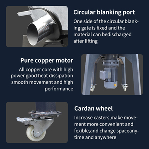 Lesintor màu công nghiệp Mixer Vertical Máy xay sinh tố cho nhựa trộn nhựa màu dọc Máy trộn - Product Image 5