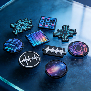 Рекламная высококачественная нашивка-значок из ПВХ с тисненым 3D-логотипом для одежды, тактическая, для крепления на одежду - Product Image 1