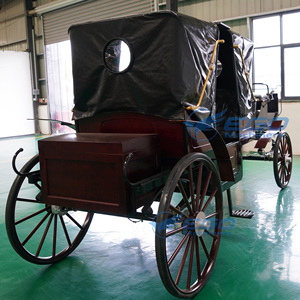 Chariot de transport spécial en métal noir, design citrouille, pour mariages et Noël, par le fabricant, modèle très demandé - Product Image 4