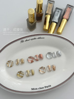 4 Couleurs Classiques – Encre Métallique Effet Marbre pour Nail Art – Gel Liquide de Peinture Effet Marbre Unique pour Ongles – OEM