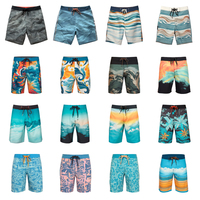 Shorts de Bain Designer en Nylon Personnalisés pour Hommes, Taille Élastique, Extensibles dans 4 Sens, Idéaux pour la Plage, le Sport et le Surf