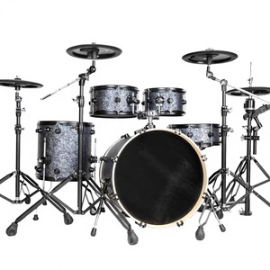 Batería Electrónica Acústica HXM XD-2000-KM de Doble Capa de Acero Inoxidable, Color Natural, Diseño Acústico, Venta Directa de Fábrica, Profesional - Product Image 3