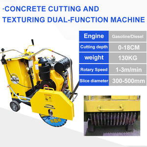 آلة قطع وتحزيز الخرسانة الجديدة ذات المحرك الديزل/البنزين من هوندا/بي آند إس، بعمق قطع 180 مم لإنشاء الطرق - Product Image 2