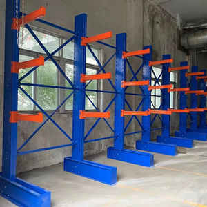 लंबे पाइप के कुशल भंडारण के लिए औद्योगिक पाइप रैक प्रणाली सिंगल-साइड कैंटिलीवर रैकिंग - Product Image 1