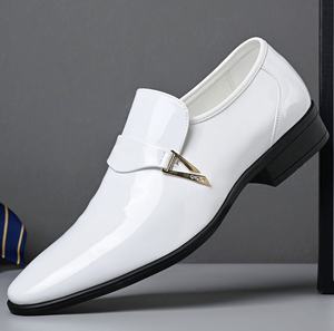<b>Men</b> Genuine Leather Formal Casual <b>Shoes</b> Slip On Wedding Classic Design Comfortable <b>Breathable</b> for Office Daily Party - Product Image 1