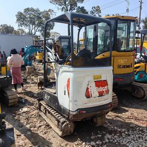 <span class=keywords><strong>Mini</strong></span> pelleteuse électrique sur chenilles <span class=keywords><strong>Bobcat</strong></span> <span class=keywords><strong>E17</strong></span> d'occasion, de taille compacte avec une grande profondeur de creusement, conçue pour l'efficacité et la mobilité - Product Image 3