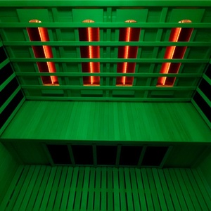 Современная Новая роскошная сауна для дома, 4 человека, инфракрасная озоновая спа-капсула, сухая сауна со светодиодной лентой - Product Image 6