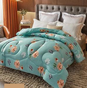 <span class=keywords><strong>Couette</strong></span> matelassée en microfibre brossée Offre Spéciale douce <span class=keywords><strong>et</strong></span> <span class=keywords><strong>chaude</strong></span> avec belle impression de fleurs - Product Image 5