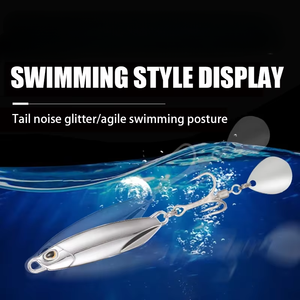 Leurre de pêche en métal TGD Best, jigging, 10g 15g 20g 30g, appât de pêche <span class=keywords><strong>pour</strong></span> truite, perche, cuillères rotatives, <span class=keywords><strong>leurres</strong></span> en métal artificiels - Product Image 4