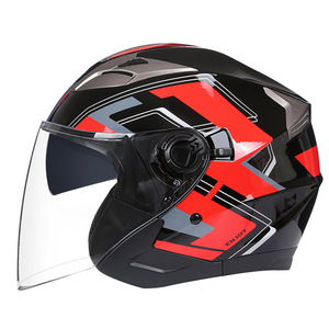 <span class=keywords><strong>Bld</strong></span> Dot Unisex ABS Xe Máy Nửa Khuôn Mặt Mũ Bảo Hiểm Cho Người Lớn Mở Mặt Mũ Bảo Hiểm Cho Nam Giới Và Phụ Nữ 3/4 Xe Máy Phụ Kiện - Product Image 4