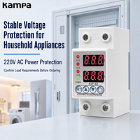 Régulateur de tension automatique AVP-63A, 63A CA, protecteur d'appareils électroménagers avec affichage numérique et efficacité de 96 %